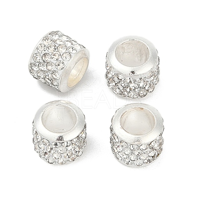 Alloy Rhinestone Clay Pave Beads ALRI-D300-01S-01-1