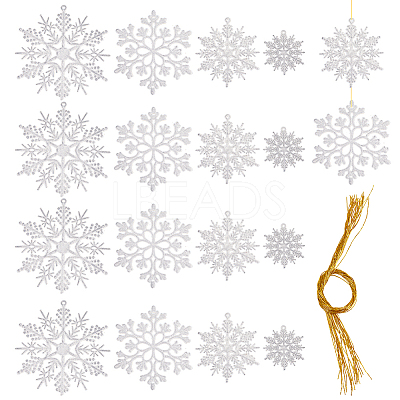 Plastic Pendant Decorations HJEW-SC0001-73B-1