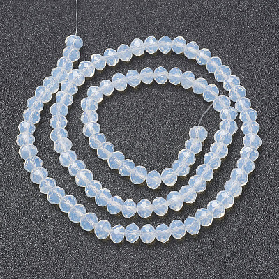 Glass Beads Strands EGLA-A034-J1mm-D06-1