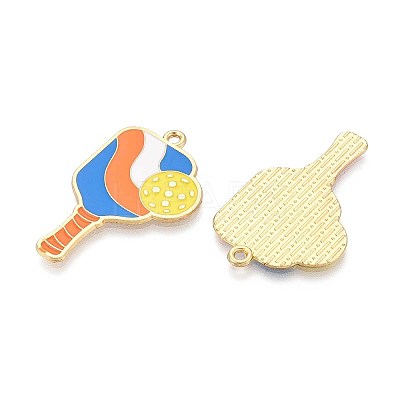Alloy Enamel Sports Pendants ENAM-T022-66G-1
