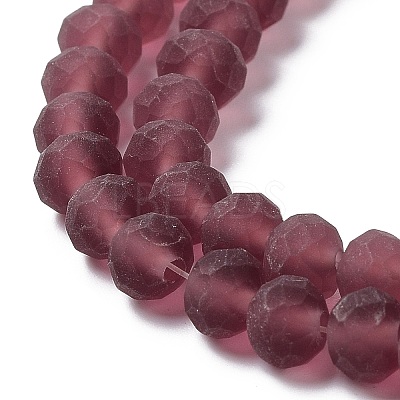 Transparent Glass Beads Strands EGLA-A034-T8mm-MD13-1