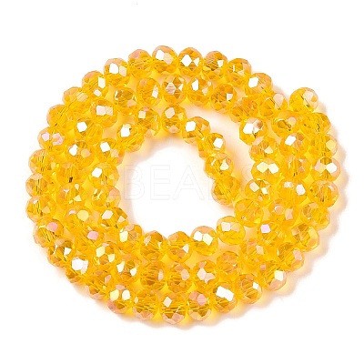 Electroplate Glass Beads Strands LS-EGLA-A044-T6mm-B05-1