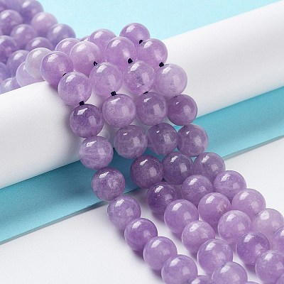 Dyed Natural Malaysia Jade Beads Strands G-G021-02B-05-1