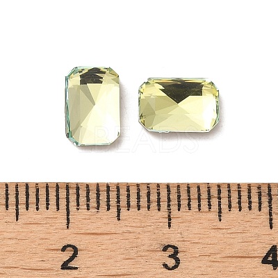 Glass Rhinestone Cabochons RGLA-P037-04B-D337-1