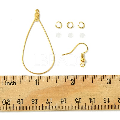 67Pcs 4 Styles 304 Stainless Steel Wire Pendants FIND-FS0002-26-1