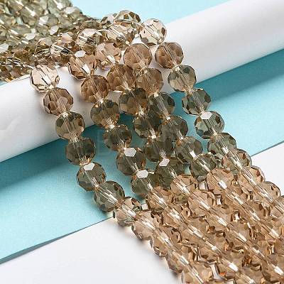 Transparent Glass Bead Strands GLAA-G013-10mm-90-1