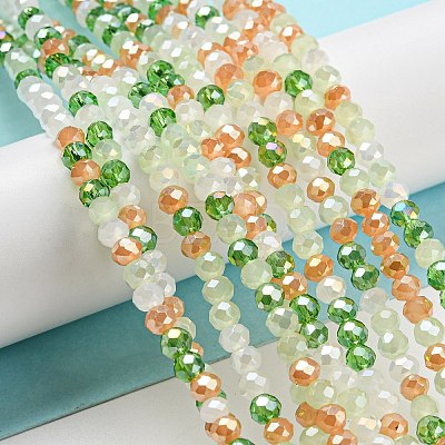 Glass Beads Strands EGLA-A034-M4mm-55-1