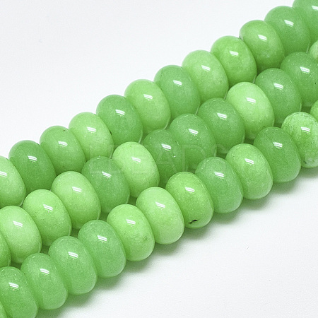 Natural White Jade Beads Strands G-T122-02Q-1