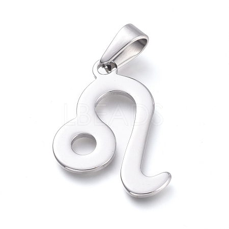 Non-Tarnish 304 Stainless Steel Pendants STAS-L210-06D-P-1