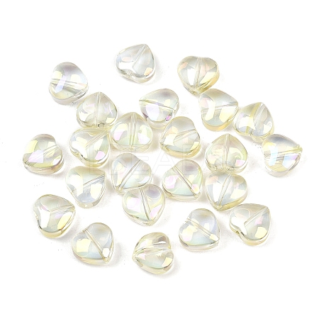 Electroplate Glass Bead EGLA-H102-08Z-1