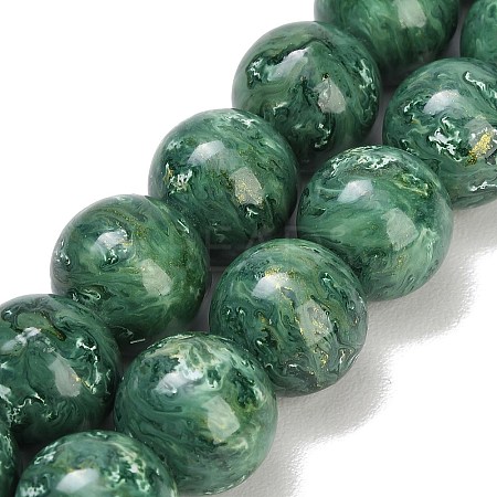 Baking Paint Glass Beads Strands GL-CBA8F4B-02B-1