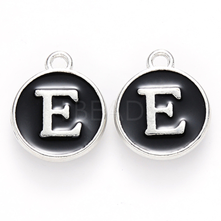 Platinum Plated Alloy Charms ENAM-S118-02E-P-1