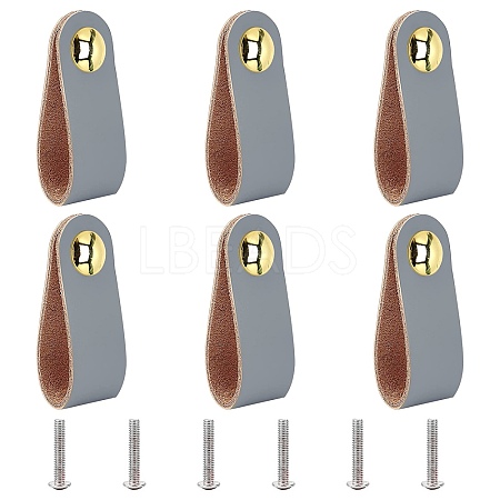 Leather Handle LS-DIY-WH0182-19E-1