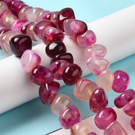 Natural Agate Beads Strands G-H295-B01-11-1
