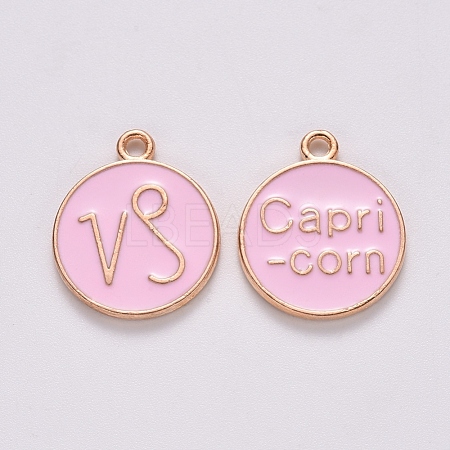 Alloy Enamel Pendants ENAM-S124-01B-09E-1