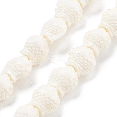 Synthetic Coral Carved Beads Strands CORA-C003-13B-03-1