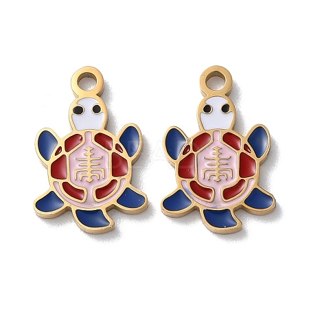 Ion Plating(IP) 304 Stainless Steel Pendants LS-STAS-C083-07G-02-1