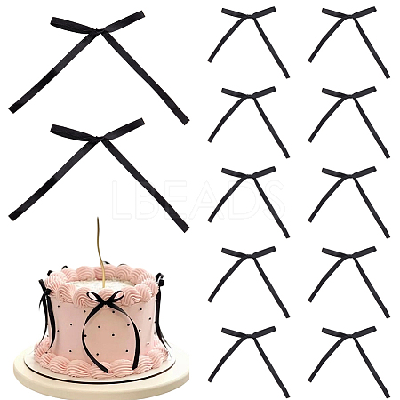 80Pcs Bowknot Polyester Ornament Accessories FIND-SC0020-89B-1