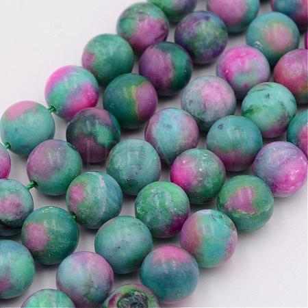 Natural Imperial Jasper Beads Strands G-F473-03G-10mm-1