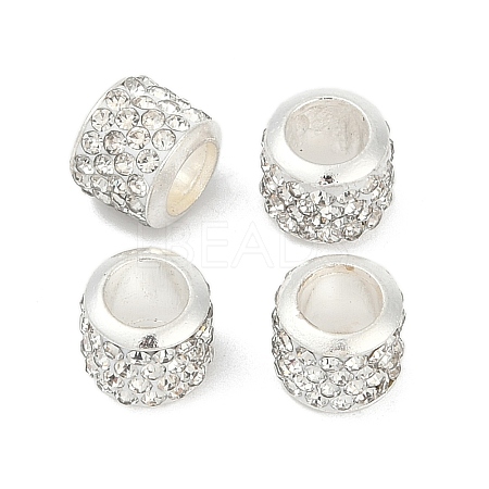 Alloy Rhinestone Clay Pave Beads ALRI-D300-01S-01-1