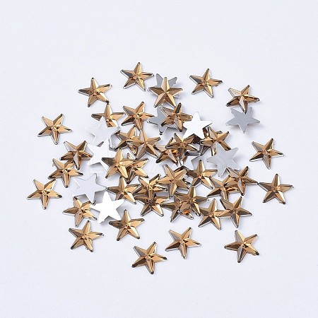 Acrylic Rhinestone Flat Back Cabochons RSB385-15-1