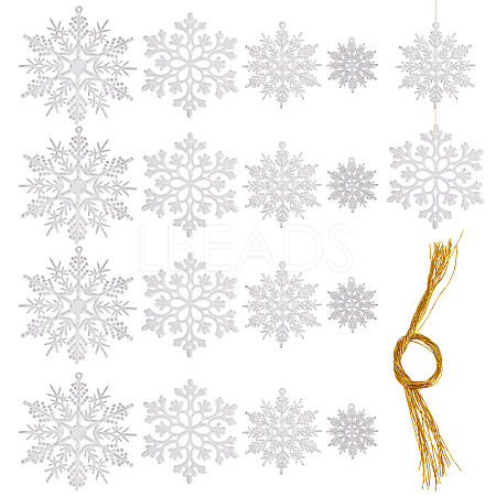 Plastic Pendant Decorations HJEW-SC0001-73B-1