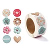 3D Flower & Heart Pattern Roll Stickers DIY-B031-05-1