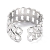 Tarnish Resistant 304 Stainless Steel Finger Rings RJEW-L102-38P-4