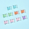 32Pcs UV Plating Rainbow Iridescent Acrylic Beads OACR-FS0002-14-7