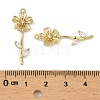 Brass Micro Pave Cubic Zirconia Pendants KK-C107-09B-G-3