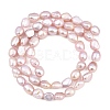 Natural Cultured Freshwater Pearl Beads Strands PEAR-L033-30B-5