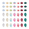 140Pcs 14 Style Transparent Baking Painted Glass Pendants LAMP-TA0001-02-13