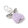 Acrylic Alloy Pendants PALLOY-JF03798-4