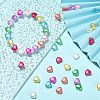 200Pcs ABS Plastic Imitation Pearl Beads KY-CJ0001-62-6
