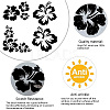 4Pcs 4 Styles PET Waterproof Self-adhesive Car Stickers DIY-WH0308-225A-039-4