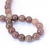 Natural Purple Aventurine Round Bead Strands X-G-E334-10mm-21-3