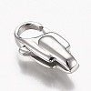 Polished 316 Surgical Stainless Steel Lobster Claw Clasps X-STAS-Z013-11P-3