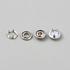 Resin Snap Buttons BUTT-WH0024-051B-2