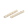 Rack Plating Brass Straight Tube Beads LS-KK-WH0061-03B-G-3