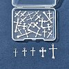 25Pcs 5 Styles Brass Pendants KK-FS0001-51S-6