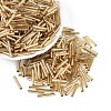Silver Lined Transparent Glass Bugle Beads SEED-R028-2x15-B01-1