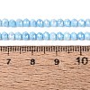 Anti-Tarnish Electroplate Rondelle Glass Beads Strands EGLA-T021-3mm-17-05-4