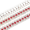Brass Rhinestone Strass Chains CHC-T006-01F-1