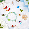 10Pcs 10 Colors Handmade Lampwork Beads LAMP-HS0001-02-5