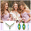 100Pcs Glass Rhinestone Cabochons RGLA-FG0001-25A-7