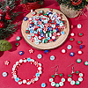 200Pcs 10 Styles Christmas Theme Handmade Polymer Clay Beads CLAY-SC0002-54-3
