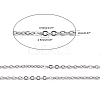 Tarnish Resistant 304 Stainless Steel Cable Chains CHS-Q001-07-2