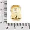 Brass Slide Charms KK-E802-33G-R-3