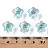 1-Hole Transparent Acrylic Buttons MACR-S373-129-C07-6
