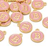Golden Plated Alloy Enamel Charms ENAM-S118-07B-4